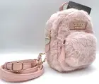 GUESS MINI CROSSBODY BACKPACK BAG HANDBAG Pink Logo Evan • AUTHENTIC New BNWT