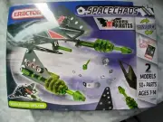 Erector Set Space Chaos Dark Pirates Fighter with Trading Card