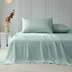 Green King Size Sheets Set Lyocell Sheets - King Bedding Deep Pockets 16" Hotel
