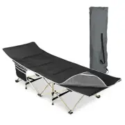 Foldable Portable Camping Cot Bed for Outdoor Hiking Travel W/ Carry Bag