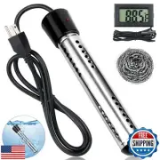 Immersion Water Heater Electric, 2000W Portable Hot Water Heater with 304 S S