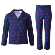 Melbourne Demons Youths Flannelette PJ Set Size:14