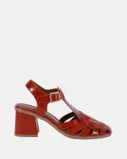 Miss Sofie Margot/Caramel Patent Womens Heels 06