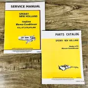 New Holland 472 Mower Conditioner Service Manual Parts Catalog Repair Assembly