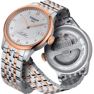 TISSOT 天梭 官方授權Le Locle 力洛克經典機械男錶(T0064072203600)