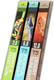 Reptiles Planet T5 UVB Tube 2.0 Snake Frog Sun Lighting for Reptiles/Amphibians, 8 W, Length 29 cm, Diameter 16 mm
