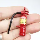 2PC Doll House Miniatures 1/24 Scale Fire Extinguisher Home Accessories Metal