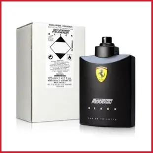 Ferrari 法拉利 黑色法拉利男性淡香水 125ml【TESTER】｜期間限定◆秋冬迷人香氛