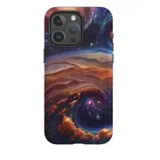 For iPhone 15 Pro Max Tough Case Compatible with MagSafe Unknown Galaxy