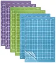 Xuegier 6PCS 8.5x12in Cutting Mat for Xtra (StandardGrip, LightGrip, StrongGrip), Reusable Cutting Mats