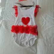NWT Kyle & Deena Baby 3 Piece Outfit You Stole My Heart Sz. 3-6 mo. NEW
