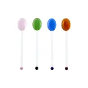 Alex Liddy Prisma Set of 4 Glass Stirrers