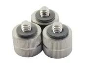 Thread Adapter 3PK for microphone Stand 5/8" 27 Female to 1/4" 20 male 5791A3