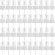 FERCAISH 40 Pcs Spray Bottle Tops Heads, Spray Bottle Replacement Pump Oils Spray Tops Reusable Dispenser Caps Fine Mist Sprayer Cosmetic Spray Bottle(24 Caliber-White)
