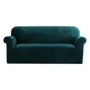 Artiss Sofa Cover Couch Covers 3 Seater Velvet Agate Green