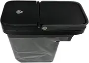 Onyx4 Dirty Clean Water Tank Box Bucket Accessories Spare Parts,Compatible with Roborock S8 Pro Ultra Vacuum Cleaner(Dirty Black)