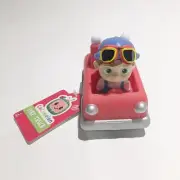COCOMELON TomTom Fire Truck Free Wheeling Mini Figure Vehicle Toy Truck New