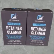 M3 Naturals Retainer & Denture Cleaner 240 Tablets Kills 99% of Bacteria 2 Pack