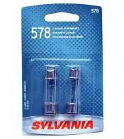 Sylvania Basic 578 10W Two Bulbs Step Door Light Replacement Stock DOT Made USA (for: Volvo)