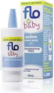 Flo 3 Pack Of Flo Baby Saline Nasal Spray 15Ml