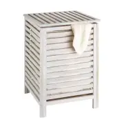 Norway White Wash Laundry Hamper