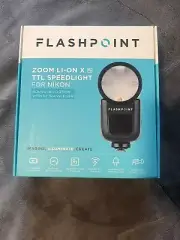 Flashpoint Zoom Li-on X R2 TTL On-Camera Round Flash Speedlight For Nikon (V1)