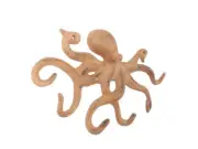 Rustic Orange Cast Iron Octopus Hook 11"