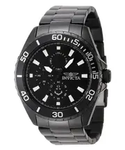 Invicta Ocean Voyage Chronograph Stainless Steel Black Dial INV46284 Mens Watch