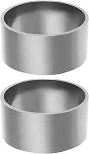 eMagTech Pack of 2 Motorcycle Exhaust gaskets, Exhaust Pipe Gasket for Exhaust Pipe with Inner Diameter 55 mm, 60 x 55 x 28 mm, Grey