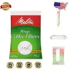 480 Biodegradable Percolator Coffee Filters - Wrap-Around Design, 40 Count Pack