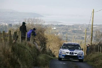 WRC Rally Ireland 2007 Kris Meeke Subaru Action Motor Racing Old Photo 1