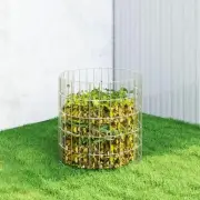 Garden Composter 50cm Galvanised Steel Outdoor Compost Bin Recycle Waste