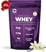 100% Whey Protein Isolate & Concentrate VANILLA 1Kg