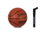 Spalding Rebound Basketball Ball Indoor Outdoor Playing Ball Size 6 + Pump