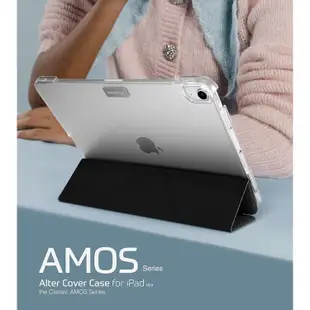 Power Support/JTL iPad Air (2020)10.9吋 Amos相機快取多角度折疊布紋皮套