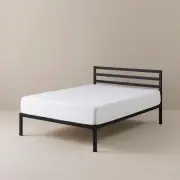 Metal Bed Frame King Size Black with 5 Years Warranty - Zinus Mia