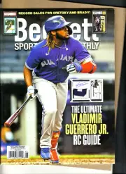 BECKETT MONTHLY PRICE GUIDE-AUGUST 2021-WWE-UFC-NBA-MLB-NFL-437-VLAD GUERRERO JR
