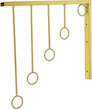 Garneck Space-Saving Wall Mount Garment Rack Iron Clothes Hanger Holder Storage Hook