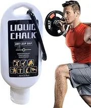 Gym Chalk,50ml Bottle Liquid Grip Sweat-Resistant - Firm Grip Enhancer for Sweaty Hands & Activities Like Football, Tennis, Golf, Weightlifting, Pole Fitness & Gymnastics, Gyms Zankie