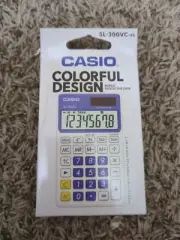 Casio SL-300VC Hand Held Calculator w/ Bonus Case Blue- Sealed NEW