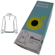 Womens Pure Merino Wool 1/4 Zip Long Sleeve Thermal Top Warm Thermals Baselayer