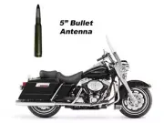 VMS 5" 50 CAL BULLET ANTENNA BRONZE FOR HARLEY DAVIDSON ROAD KING