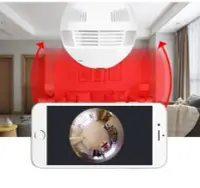 在飛比找Yahoo!奇摩拍賣優惠-360度全景隱藏監視器雙向語音攝影機監控器燈泡雙向通話超級隱