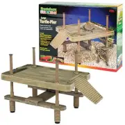 Penn-Plax Reptology Floating Turtle Pier and Basking Platform – Decorative, F...
