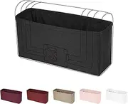 ArcDiary Handbag Organiser Insert for Chanel Leboy Bags, Lightweight Bag in Bag Organiser, Bag Organiser, Luxury Bag Tote Inner Pockets (New Medium28, Black)