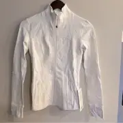 LULULEMON Women’s White Full Zip Define Jacket Size 4 NEW