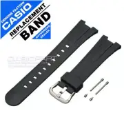 Genuine Casio Black Rubber Watch Band Strap Edifice EF-305 EF-305-1AV EF-305-9AV
