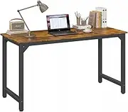 Computer Desk PC Laptop Table Student Home Office Study Workstation Metal Frame, Retro 120CM