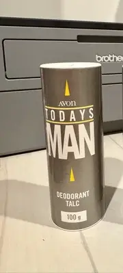 Avon Talc Todays Man Deodorant Talc 100grams, FREE POSTAGE