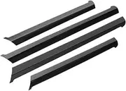 4pcs Car Interior Door Panel Sticker Cover Moulding Trim Compatible for Audi Q7 2008 2009 2010 2011 2012 2013 2014 2015 Styling(Black)